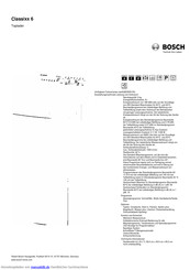 Bosch WOR20155 Kurzanleitung