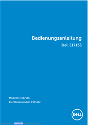 Dell E1715C Bedienungsanleitung