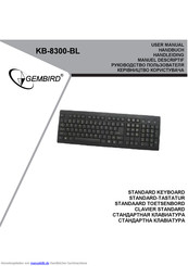 Gembird KB-8300-BL Handbuch