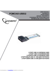 Gembird PCMCIAX-USB32 Handbuch