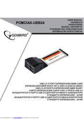 Gembird PCMCIAX-USB24 Handbuch