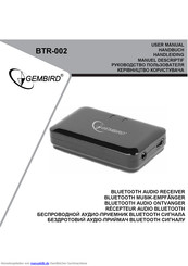 Gembird BTR-002 Handbuch