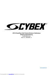 Cybex 13030 VR1 Bedienungsanleitung