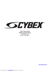 Cybex 12001 VR3 Bedienungsanleitung