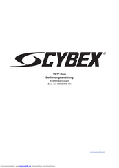 Cybex 12030 VR3 Bedienungsanleitung
