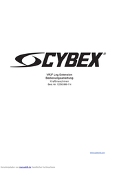 Cybex 12050 VR3 Bedienungsanleitung