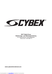 Cybex 13240 VR1 Bedienungsanleitung