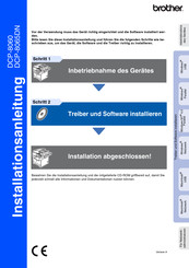 Brother DCP-8060 Installationsanleitung