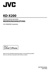 JVC KD-X200 Bedienungsanleitung