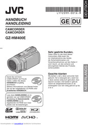 JVC gz hm400e Handbuch