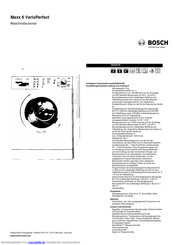 Bosch WAE28196 Kurzanleitung