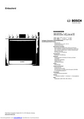 Bosch HEB33D550 Kurzanleitung