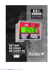 Digi-Star EZ 3500 Bedienungsanleitung