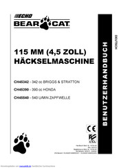Echo Bear Cat ch45390 Benutzerhandbuch