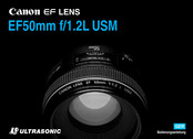 Canon EF50mm f/1.2L USM Bedienungsanleitung