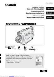 Canon MV880X Bedienungsanleitung