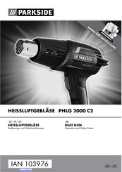 Parkside PHLG 2000 C2 Bedienungsanleitung