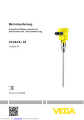 VEGA VEGACAL 63 Betriebsanleitung
