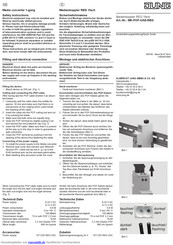JUNG MK-POF-2UAE-REG Kurzanleitung