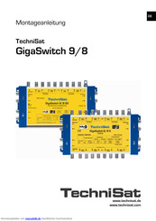 TechniSat GigaSwitch8 Montageanleitung