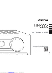 Onkyo HT-R993 Bedienungsanleitung