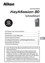 Nikon KeyMission 80 - Actioncam Handbuch