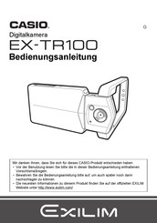 Casio EX-TR100 Bedienungsanleitung