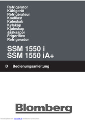 Blomberg SSM 1550 i Bedienungsanleitung