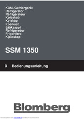Blomberg ssm 1350 Bedienungsanleitung