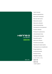 Hanns.G HH181 Bedienungsanleitung