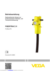 Vega FIBERTRAC 31 Betriebsanleitung