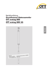 OTT OTT ecolog 800 3G Betriebsanleitung