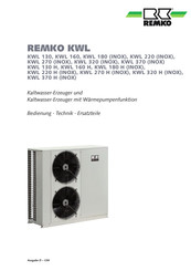 REMKO KWL 220 H INOX Bedienungsanleitung