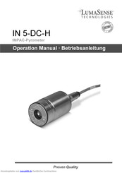 Lumasense Technologies IN 5-DC-H Betriebsanleitung