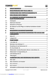 Powerplus POWX0050LI Handbuch