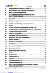 Powerplus POWX1725 Handbuch