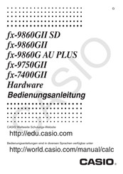 Casio fx-9860G AU Plus Bedienungsanleitung