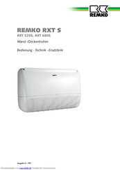 REMKO RXT 529S Bedienungsanleitung