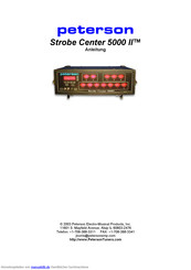 Peterson Strobe Center 5000-II Anleitung