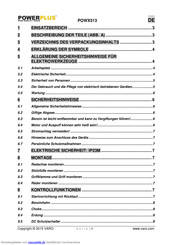Powerplus POWX513 Handbuch