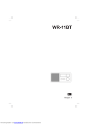 Sangean WR-11BT Bedienungsanleitung