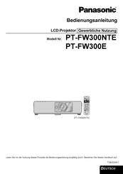 Panasonic PT-FW300E Bedienungsanleitung