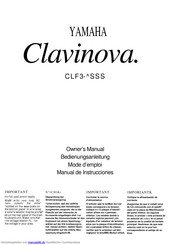Yamaha Clavinova CLP-122S Bedienungsanleitung