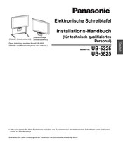 Panasonic Panaboard UB-5325 Handbuch