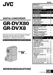 JVC GR-DVX80 Bedienungsanleitung