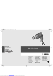 Bosch GBM 6 RE Professional Originalbetriebsanleitung