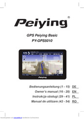 Peiying PY-GPS5010 Bedienungsanleitung
