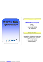 AIPTEK Hyper pen 5000U Handbuch