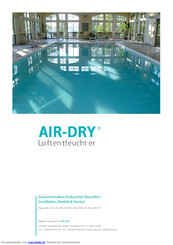 AIR-DRY Luftentfeuchter RA-3147 CFi Betriebsanleitung