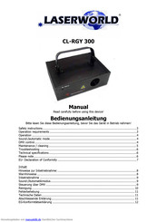 Laserworld CL-RGY 300 Bedienungsanleitung